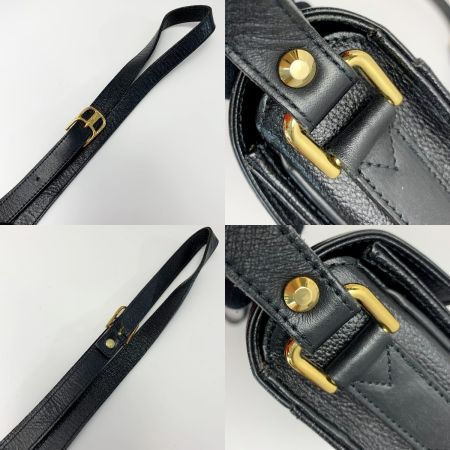  Yves Saint Laurent イブサンローラン YSLロゴ カサンドラ ブラック ショルダーバッグ