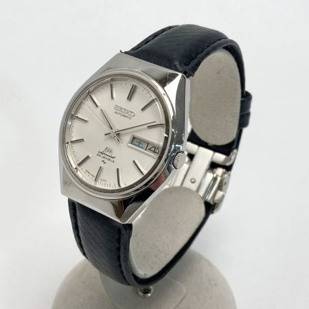  SEIKO セイコー LM ロードマチック デイデイト 23石 5206-6050 シルバー 自動巻き メンズ 腕時計 LORDMATIC