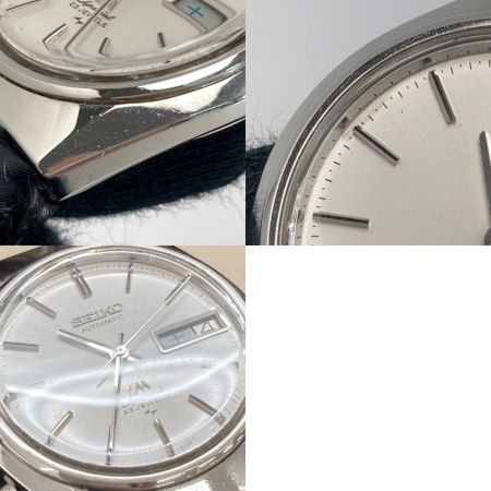  SEIKO セイコー LM ロードマチック デイデイト 23石 5206-6050 シルバー 自動巻き メンズ 腕時計 LORDMATIC