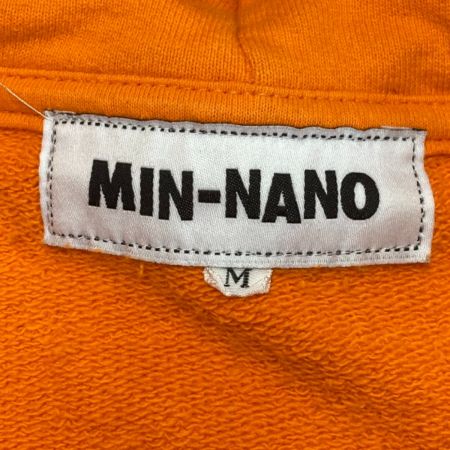  MIN-NANO プルオーバーパーカー パーカー オレンジ SIZE M メンズ