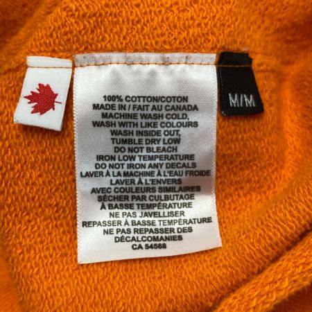  MIN-NANO プルオーバーパーカー パーカー オレンジ SIZE M メンズ