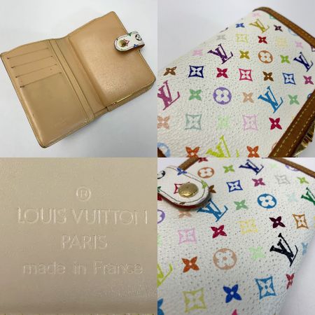  LOUIS VUITTON ルイヴィトン モノグラム・マルチカラー ポルトモネビエヴィエノワ M92987 ブロンズ 折り財布 レディース 