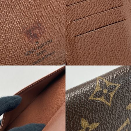  LOUIS VUITTON ルイヴィトン モノグラム ポルト・バルール・カルト・クレディ M61823 2つ折り 長財布