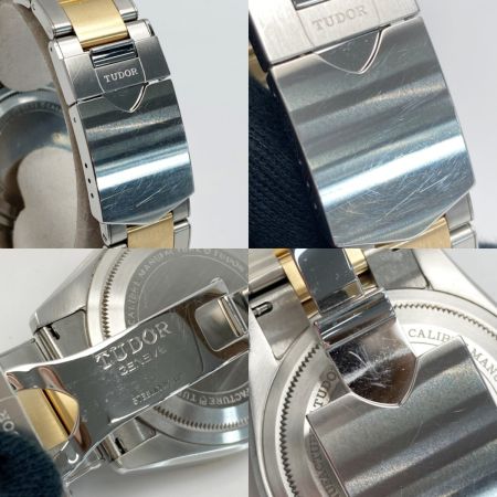  TUDOR チューダー チュードル ヘリテージ ブラックベイGMT SS×YG 79833MN ブラック 自動巻き メンズ 腕時計 箱・取説有