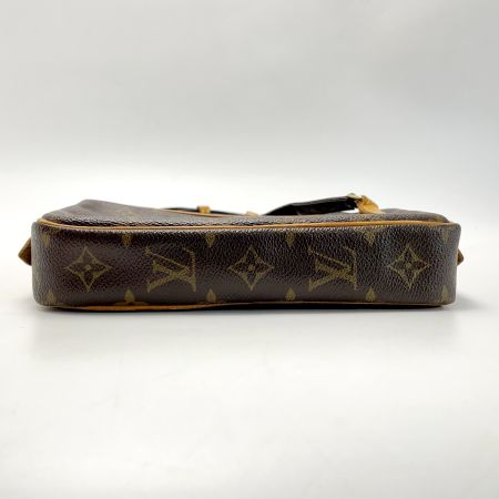  LOUIS VUITTON ルイヴィトン モノグラム ポシェット・マルリーバンドリエール M51828 ブラウン レディース 袋有