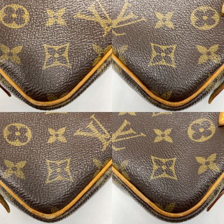  LOUIS VUITTON ルイヴィトン モノグラム ポシェット・マルリーバンドリエール M51828 ブラウン レディース 袋有