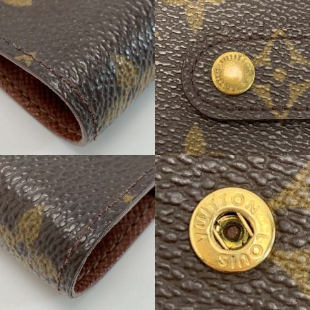  LOUIS VUITTON ルイヴィトン モノグラム アジェンダPM R20005 ブラウン 手帳カバー ユニセックス ゴールド金具