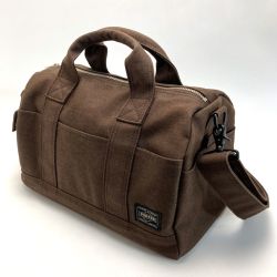 ☆☆ PORTER ポーター SMOKY スモーキー 2WAY ドクターズバッグ ショルダーバッグ ブラウン Bランク