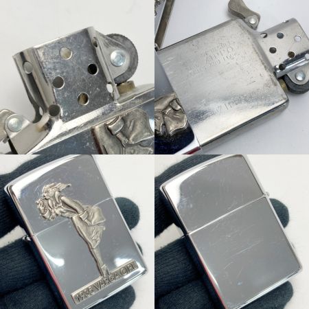  ZIPPO ジッポー ライター 1993年製 1935 VARGA GIRL メタル貼り ウィンディ WINDY