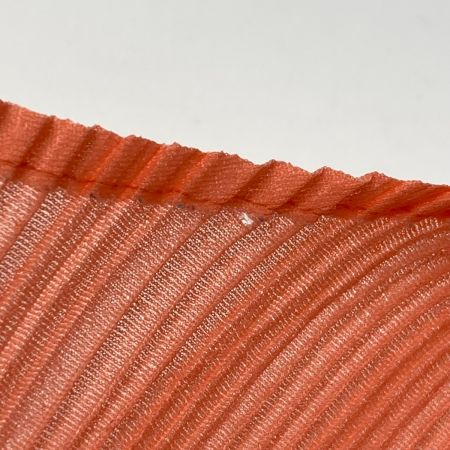  ISSEY MIYAKE イッセイミヤケ PLEATS PLEASE 長袖カットソー PP01-FK313 サーモンピンク サイズ 3 レディース