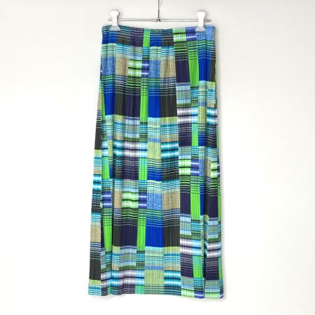  ISSEY MIYAKE イッセイミヤケ PLEATS PLEASE プリーツスカート PP01-J6312 グリーン サイズ 3 レディース