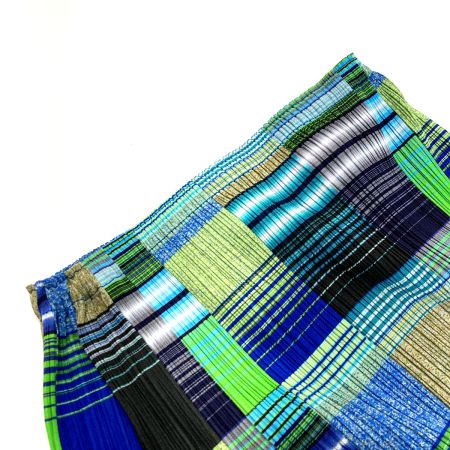  ISSEY MIYAKE イッセイミヤケ PLEATS PLEASE プリーツスカート PP01-J6312 グリーン サイズ 3 レディース