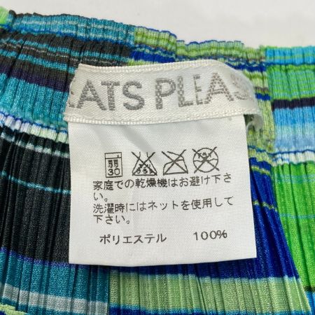 ISSEY MIYAKE イッセイミヤケ PLEATS PLEASE プリーツスカート PP01-J6312 グリーン サイズ 3 レディース