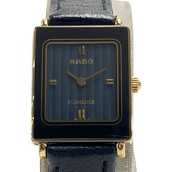 ☆☆ RADO ラドー フローレンス 153.3606.2 ブラック クォーツ レディース 腕時計 FLORENCE Bランク