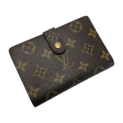 ☆☆ LOUIS VUITTON ルイヴィトン モノグラム ポルトモネ ビエ ヴィエノワ M61663 がま口 2つ折り財布 Cランク