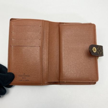  LOUIS VUITTON ルイヴィトン モノグラム ポルトモネ ビエ ヴィエノワ M61663 がま口 2つ折り財布