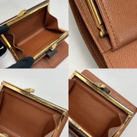  LOUIS VUITTON ルイヴィトン モノグラム ポルトモネ ビエ ヴィエノワ M61663 がま口 2つ折り財布