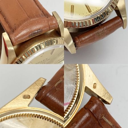  ROLEX ロレックス オイスターパーペチュアル デイト L番 K18YG 15238 自動巻き メンズ 腕時計 箱・ギャランティ有