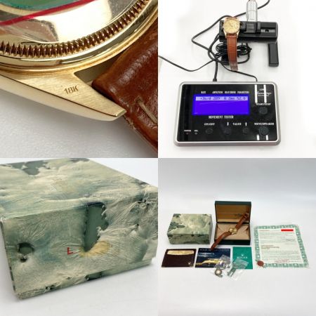  ROLEX ロレックス オイスターパーペチュアル デイト L番 K18YG 15238 自動巻き メンズ 腕時計 箱・ギャランティ有