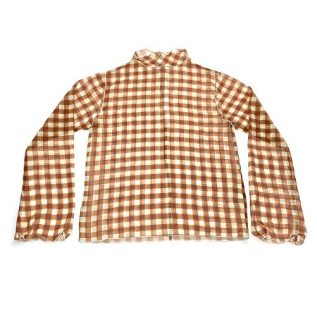  POPPY カットソー シースルー ブラウン×オレンジ サイズ F レディース