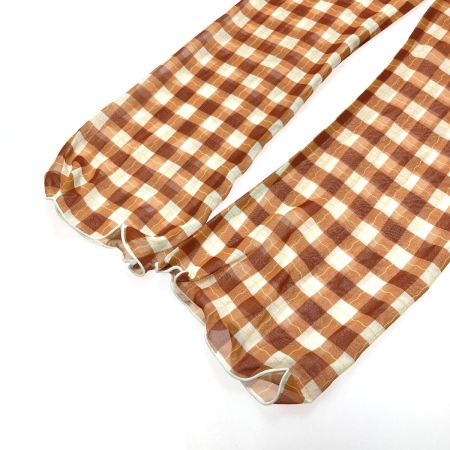  POPPY カットソー シースルー ブラウン×オレンジ サイズ F レディース