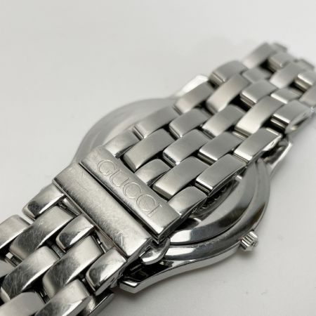  GUCCI グッチ クォーツ アナログ ステンレス 5500M 腕時計 メンズ