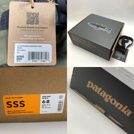  Patagonia パタゴニア スウィフトカレント・エクスペディション・ジップフロント・ウェーダー 82365 SSS 箱付き