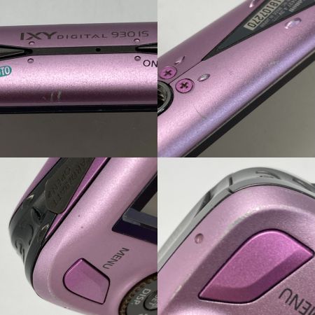  CANON キャノン IXY DIGITAL 930 IS パープル コンパクトデジタルカメラ 充電器付き