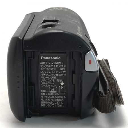  Panasonic パナソニック HC-V360MS ブラック デジタルビデオカメラ