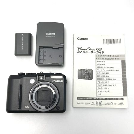  CANON キャノン Power Shot G9 パワーショット PC1250 コンパクトデジタルカメラ 取説・充電器付き