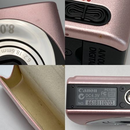  CANON キャノン IXY Digital 20 IS ピンク コンパクトデジタルカメラ 充電器付き