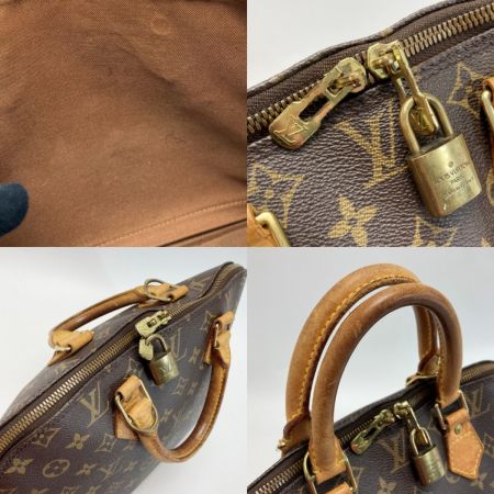  LOUIS VUITTON ルイヴィトン モノグラム アルマ M51130 ハンドバッグ パドロック有