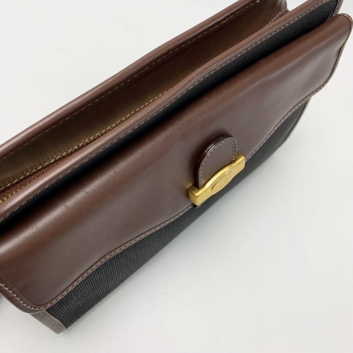 dunhill ダンヒル セカンドバッグ クラッチ PVCxレザー メンズ - 中古
