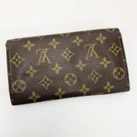  LOUIS VUITTON ルイヴィトン モノグラム ポルト トレゾール インターナショナル M61215 3つ折り長財布 レディース ゴールド金具