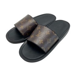 ☆☆ LOUIS VUITTON ルイヴィトン モノグラム サンバスライン サンダル 40（26cm相当） 1A8U04 フラット ミュール Bランク