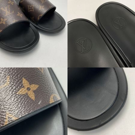  LOUIS VUITTON ルイヴィトン モノグラム サンバスライン サンダル 40（26cm相当） 1A8U04 フラット ミュール