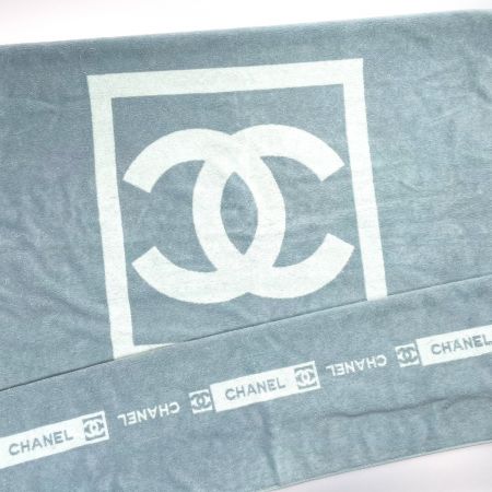  CHANEL シャネル ココマーク 大判ビーチタオル ブランケット バスタオル