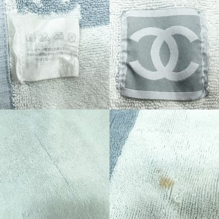  CHANEL シャネル ココマーク 大判ビーチタオル ブランケット バスタオル