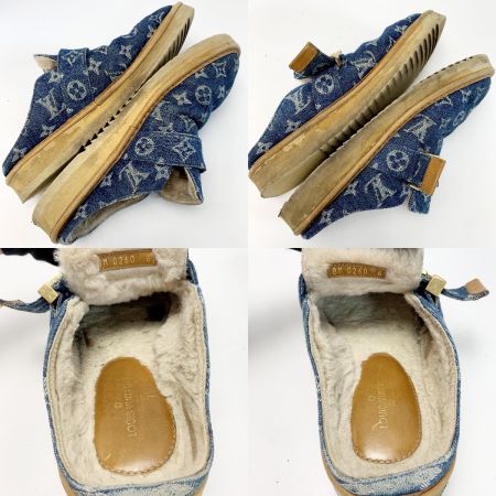 LOUIS VUITTON ルイヴィトン デニムサボークロッグサンダル BM0260 ブルー レディース SIZE6（24㎝相当）