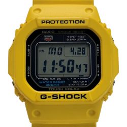 ☆☆ CASIO カシオ G-SHOCK デジタル G-5600A-9JF イエロー ソーラー メンズ 腕時計 Bランク