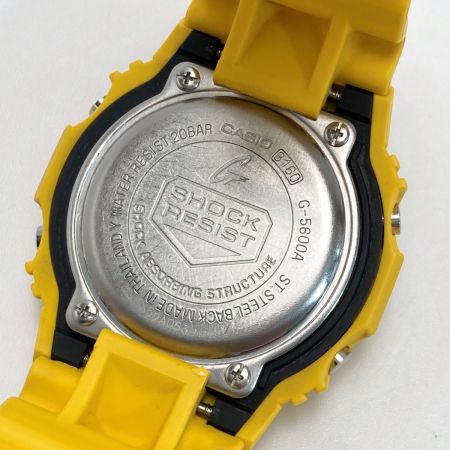  CASIO カシオ G-SHOCK デジタル G-5600A-9JF イエロー ソーラー メンズ 腕時計
