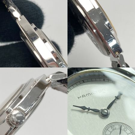  HAMILTON ハミルトン パイピングロック ヤンキース 復刻 6221 シルバー 手巻き ボーイズ 腕時計 YANKEES