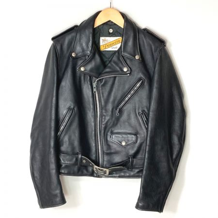  Schott ショット ライダース ジャケット レザー Perfecto ブラック サイズ 38 メンズ