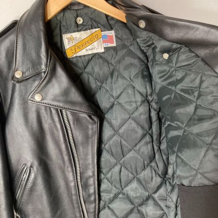  Schott ショット ライダース ジャケット レザー Perfecto ブラック サイズ 38 メンズ