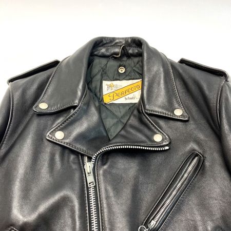  Schott ショット ライダース ジャケット レザー Perfecto ブラック サイズ 38 メンズ
