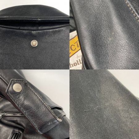  Schott ショット ライダース ジャケット レザー Perfecto ブラック サイズ 38 メンズ