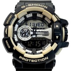 ☆☆ CASIO カシオ G-SHOCK GA-400 ブラック クォーツ メンズ 腕時計 Cランク