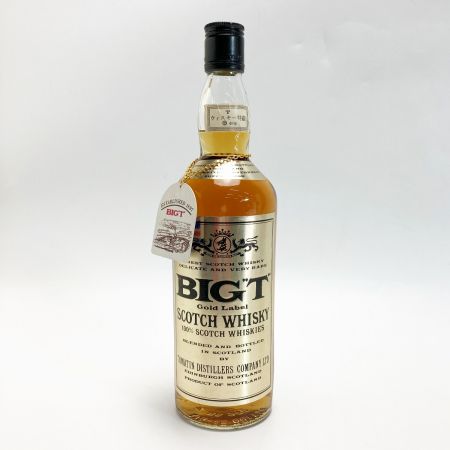  BIG T ビッグ ティー ゴールドラベル 760ml 43度 スコッチ ウイスキー 古酒 Gold Label 未開栓