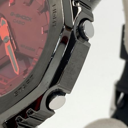  CASIO カシオ G-SHOCK 2100シリーズ アナデジ GM-2100B-4AJF レッド クォーツ メンズ 腕時計