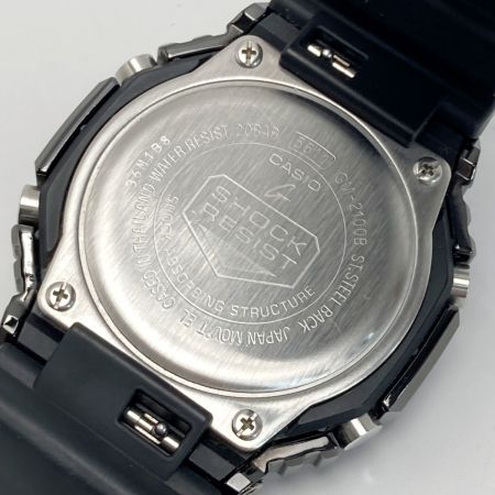  CASIO カシオ G-SHOCK 2100シリーズ アナデジ GM-2100B-4AJF レッド クォーツ メンズ 腕時計